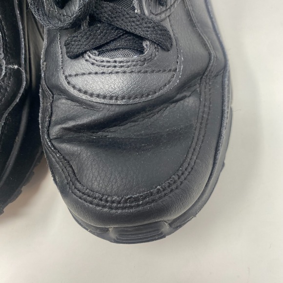 Nike‎ Air Max 90 Triple Black Sneakers CD6864-001 Youth Size 6.5Y - Picture 6 of 14